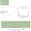 imageCute Paw Necklace for Women Sterling Silver Puppy Dog Cat Kitten 4 Paw Print Pendant Choker Necklace Adjustable Chain 18quot Pet Keepsake Minimalist Jewelry Box