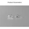 image20G Minimalist Tiny Safety Pin Sterling Silver Earrings for Women Cute Small Stud Cartilage Tragus Post Pin Hypoallergenic Pierced Ear Jewelry Birthday Holiday Gifts