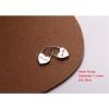 imageTiny Heart Safety Pin Small Hoop Earrings for Women 925 Sterling Silver Hypoallergenic Cute Love Heartbeat Podlock Cartilage Nickel Free Jewelry
