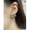 imageDtja 6 Pairs Christmas Earrings Bulk for Women Girls Cute Charms Snowflake Tree Bowknot Bell Bow Dangle Drop Imitation Pearl Stud Cartilage Earring Hypoallergenic Set Xmas Holiday Party SD141