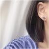 imageCute Bumble Bee Earrings Studs for Women Men S925 Sterling Silver Tiny Lovely Honey Queen Bee Mini Insect Animal Post Stud Earring Hypoallergenic Piercing Ear Huggie Delicate Unisex