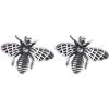 imageCute Bumble Bee Earrings Studs for Women Men S925 Sterling Silver Tiny Lovely Honey Queen Bee Mini Insect Animal Post Stud Earring Hypoallergenic Piercing Ear Huggie Delicate Unisex