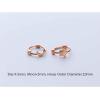 imageAsymmetrical Star Moon Small Hoop Earrings for Women Girls 925 Sterling Silver Charms Tiny Minimalist Crescent Moon Star Cartilage Clip Cuff Stud Earrings Fashion DelicateRoseGoldToned