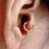 imageMinimalist Ball Bead Small Hoop Earrings for Women Girls S925 Sterling Silver Pierced Ear Simple Cartilage Tragus Sleeper Huggie Mini Hoops Irregular Tiny Dot Hinged Fashion Jewelry6mm Yellow