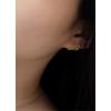 imageMinimalist Ball Bead Small Hoop Earrings for Women Girls S925 Sterling Silver Pierced Ear Simple Cartilage Tragus Sleeper Huggie Mini Hoops Irregular Tiny Dot Hinged Fashion Jewelry6mm Yellow