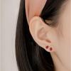image20g Tiny Cute Ladybug Stud Earrings for Women Girls 925 Sterling Silver 14K Rose Gold Plated Hypoallergenic Dainty Red Bugs Mini Ball Cartilage Tragus Post Fashion Animal Jewelry Gifts for Teen Girl