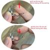 imageHuggie Austrian Crystal Hoop Earrings AAA Cubic Zirconia Lever Back Earring for Women Girls Silver Plated Crystal Teardrop Leaf Cluster Elegant Wedding Birthday Party Jewelry Gift Colorful