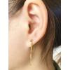 imageCross Dangle Drop Earrings 925 Sterling Silver Chain Dropping for Women Girls Punk Ball Studs Hypoallergenic JewelryGolden