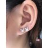 imageDainty CZ Mouse Stud Earrings for Teen Girls Women 925 Sterling Silver Cubic Zirconia Tiny Cute Mice Stud Tragus Post Pin Earrings Hypoallergenic Sensitive Ear Minimalist Jewelry GiftSilver