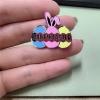 imageHappy Easter Brooch Pin for Women Girls Fashion Enamel Blue Pink Yellow Eggs Bunny Rabbit Animal Festival Brooches Lapel Pins Cute Dress Accessories Holiday Party Jewelry Gift for Daughter Niece
