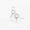 imageMinimalist Spike Dangle Drop Hoop Earrings for Women Girls 925 Sterling Silver Charms Hoops Cuff Cartilage Stud Tragus Helix Wrap Geometric Hypoallergenic Fashion Personalized PunkSilvery