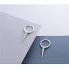 imageMinimalist Spike Dangle Drop Hoop Earrings for Women Girls 925 Sterling Silver Charms Hoops Cuff Cartilage Stud Tragus Helix Wrap Geometric Hypoallergenic Fashion Personalized PunkSilvery