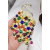 imageRhinestone Peacock Brooch Pin for Women Girls Fashion Exquisite Exaggerated Big Crystal Bird Animal Brooches Lapel Pins Elegant Dress Accessories Wedding Christmas Birthday Jewelry GiftGoldTone