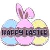 imageHappy Easter Brooch Pin for Women Girls Fashion Enamel Blue Pink Yellow Eggs Bunny Rabbit Animal Festival Brooches Lapel Pins Cute Dress Accessories Holiday Party Jewelry Gift for Daughter Niece