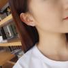 imageCZ Big Dippe Constellation Cuffs Crystal Studs Earrings for Women 925 Sterling Silver Diamond Star Astrology Spiral Hoop Climber Crawler Hypoallergenic Post Pin Charms Fashion Gifts Friend