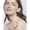 imageCZ Leaf Chandelier Dangle Studs Earrings for Women Girls S925 Sterling Silver Crystal Leaves Tassel Chain Drop Crawler Ball Bead Cuff Climber Diamond Post Charm Huggie Pierced Hypoallergenic Jewelry