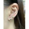 imageTiny Cute Pinecone Earrings for Women Girls S925 Sterling Silver 14K Gold Plated Cubic Zirconia Hypoallergenic Dainty Mini Small Studs Cartilage Forest Fruit Christmas Statement Jewelry Gifts for Daughter Niece