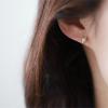 imageTiny Cute Pinecone Earrings for Women Girls S925 Sterling Silver 14K Gold Plated Cubic Zirconia Hypoallergenic Dainty Mini Small Studs Cartilage Forest Fruit Christmas Statement Jewelry Gifts for Daughter Niece