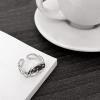 imageVintage Moon Star Finger Rings for Women Girls Silver Plated Hollow Disc Link Chain Chunky Expendable Knuckle Open Band Ring Comfort Fit Retro Summer Vacation Jewelry