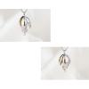 imageDtja Delicate Bell Flower Pendant Necklace 925 Sterling Silver for Women SilverToned Adjustable Lily of the Valley Floral Charm Choker Chain