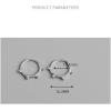 imageHuggie Beaded Small Sleeper Hoop Earrings for Women 925 Sterling Silver Minimalist Tiny Ball Bead Stud Cuff Cartilage Helix Wrap Fashion Dainty Hypoallergenic Jewelry Silver