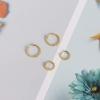 imageHuggie Small Hoop Earrings for Women Girls Sterling Silver Minimalist Cartilage Cuff Tragus Helix Huggie Endless Sleeper Hoops Hypoallergenic for Piercing Ear Faith Body Jewelry20g 12mm Yellow