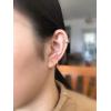 imageHuggie Small Hoop Earrings for Women Girls Sterling Silver Minimalist Cartilage Cuff Tragus Helix Huggie Endless Sleeper Hoops Hypoallergenic for Piercing Ear Faith Body Jewelry20g 12mm Yellow