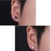imageMinimalist Triangle CZ Stud Earrings for Women S925 Sterling Silver Tiny Small Cute Geometrical David Star Sparkling Cubic Zirconia Hypoallergenic Ear Studs Tragus Post Clear Crystal