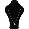 imageStainless Steel Geometric Pendant Necklace for Women Men Silver Plated Triangle Cube Dangle Adjustable Long Box Chain Charm Punk Hip Pop Hypoallergenic Jewelry