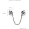 imageVintage Collar Clip Brooch for Wowen Girls Unisex Retro Filigree Butterfly Cute Cat Dog Paw Print Animals Long Tassel Chain Drop Lapel Pin Necktie Tie Shawl Clips Scarf Weather Dress Accessories Jewelry Wings