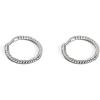imageHuggie Small Hoop Earrings for Women Girls Sterling Silver Minimalist Cartilage Cuff Tragus Helix Huggie Endless Sleeper Hoops Hypoallergenic for Piercing Ear Faith Body Jewelry20g 12mm Silvery