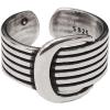 imageVintage Wide Band Ring for Women Girls Fashion Statement Silvery Finger Rings Comfort Fit Trendy Personazlied Punk Jewelry