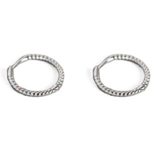 imageHuggie Small Hoop Earrings for Women Girls Sterling Silver Minimalist Cartilage Cuff Tragus Helix Huggie Endless Sleeper Hoops Hypoallergenic for Piercing Ear Faith Body Jewelry20g 12mm Silvery