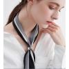 imageDainty Oblate Silk Scarf Ring Brooch for Women Minimalist Geometric Shawl Scarves Buckle Wrap Clasp Clip Rings Brooches Fashion Dress Accessories JewelrySilver