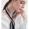 imageDainty Oblate Silk Scarf Ring Brooch for Women Minimalist Geometric Shawl Scarves Buckle Wrap Clasp Clip Rings Brooches Fashion Dress Accessories JewelryGold