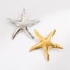 imageOcean Starfish Brooch Pin for Women Gold Plated Stainless Steel Fashion Sea Star Marine Style Brooches Lapel Pins Cute Dress Accessories Birthday Beachy Party Jewelry GiftSilver