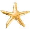 imageOcean Starfish Brooch Pin for Women Gold Plated Stainless Steel Fashion Sea Star Marine Style Brooches Lapel Pins Cute Dress Accessories Birthday Beachy Party Jewelry GiftGold