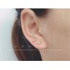 imageCZ Leaf Flower Stud Earrings 20g Cartilage Tragus for Women Girls Sterling Silver Crystal Diamond Cluster Piercing Ear Dainty Shiny Daisy Tiny Ball Screw Back Barbell Hypoallergenic Jewelry