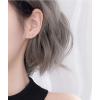 imageMinimalist Tiny Bar Earring for Women Girls Men Sterling Silver Simple Geometric Threader Small Bars Stud Traugs Ear Crawler Climber Earring Hypoallergenic Piercing Body Personalized Jewelry 6mm