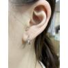 imageTwisted Cubic Zirconia Small Hoop Earrings for Women Girls 925 Sterling Silver Hypoallergenic Minimalist CZ Huggie Hoops Cartilage Fashion Geometrical Jewelry