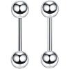 imageDtja 26PCS 20G Small Ball Stud Earrings for Women Girls S925 Sterling Silver Cartilage Cute Tiny Helix Barbell Ear Lobe Piercing Screw Tragus Hypoallergenic Fashion Jewelry