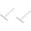 imageMinimalist Tiny Bar Earring for Women Girls Men Sterling Silver Simple Geometric Threader Small Bars Stud Traugs Ear Crawler Climber Earring Hypoallergenic Piercing Body Personalized Jewelry 6mm