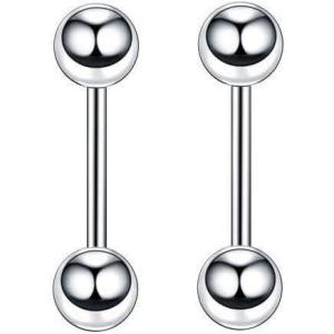 imageDtja 26PCS 20G Small Ball Stud Earrings for Women Girls S925 Sterling Silver Cartilage Cute Tiny Helix Barbell Ear Lobe Piercing Screw Tragus Hypoallergenic Fashion Jewelry