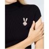 imageTwinkle Rhinestone Rabbit Animal Brooch Pin for Women Girls Teens Pave Crystal Bowknot Bunny Pet Brooches Lapel Pins Cute Dress Accessories Birthday Easter Holiday Jewelry Gift for Daughter Friend