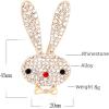 imageTwinkle Rhinestone Rabbit Animal Brooch Pin for Women Girls Teens Pave Crystal Bowknot Bunny Pet Brooches Lapel Pins Cute Dress Accessories Birthday Easter Holiday Jewelry Gift for Daughter Friend