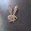 imageTwinkle Rhinestone Rabbit Animal Brooch Pin for Women Girls Teens Pave Crystal Bowknot Bunny Pet Brooches Lapel Pins Cute Dress Accessories Birthday Easter Holiday Jewelry Gift for Daughter Friend