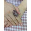 imageDtja CZ Dragonfly Wedding Statement Ring for Women Girls Oxidized Silver Plated Cubic Zirconia Filigree Wide Band Finger Rings Comfort Fit Vintage Birthday Party Prom Jewelry Gift Size 8