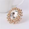 imageVintage Big CZ Statement Ring for Women Antique Mosaic Crystal Expandable Adjustable Open Wrap Engagement Wedding Cocktail Party Rings Comfort Fit Art Deco Jewelry
