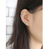 imageCute Star Spike Earrings 925 Sterling Silver Tiny Small Crystal Stud Cartilage Earring Mini Charms Drop Dangle Hypoallergenic Piercing Jewelry Dainty Christmas Birthday Jewelry