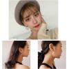 imageFaux Pearl Star Hoop Dangle Stud Earrings for Women Girls Gold Plated Dipped Geometrical Huggie Open Hoops Drop Hypoallergenic Lucky Post Birthday Wedding Gift for Friends